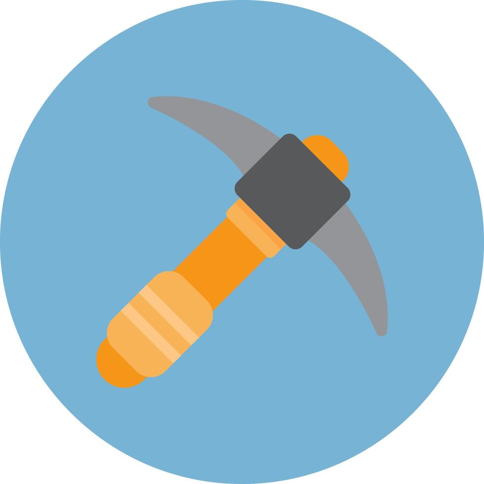 Pickaxe Creative Icon Design vector