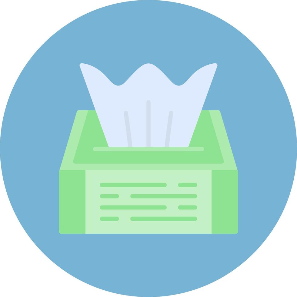 Tissue Box Creative Icon Design vector