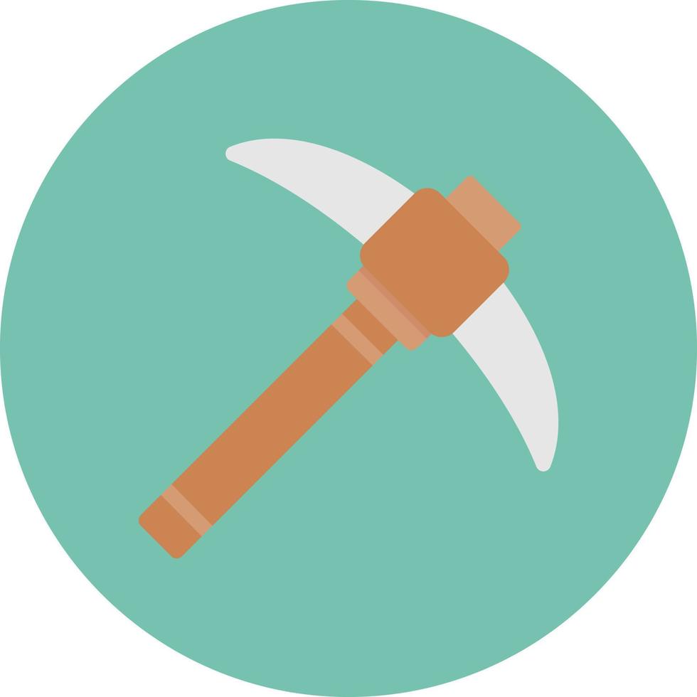 Pickaxe Creative Icon Design vector