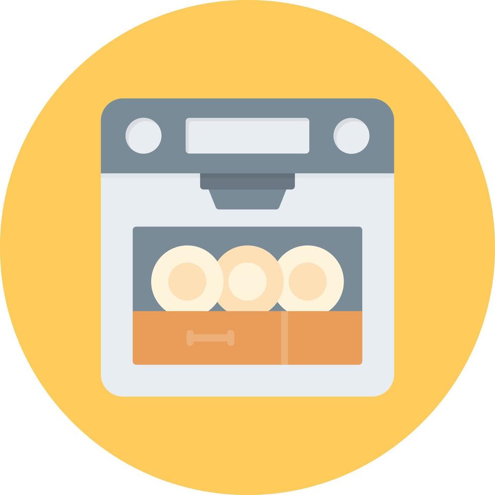 Dishwasher Creative Icon Design vector