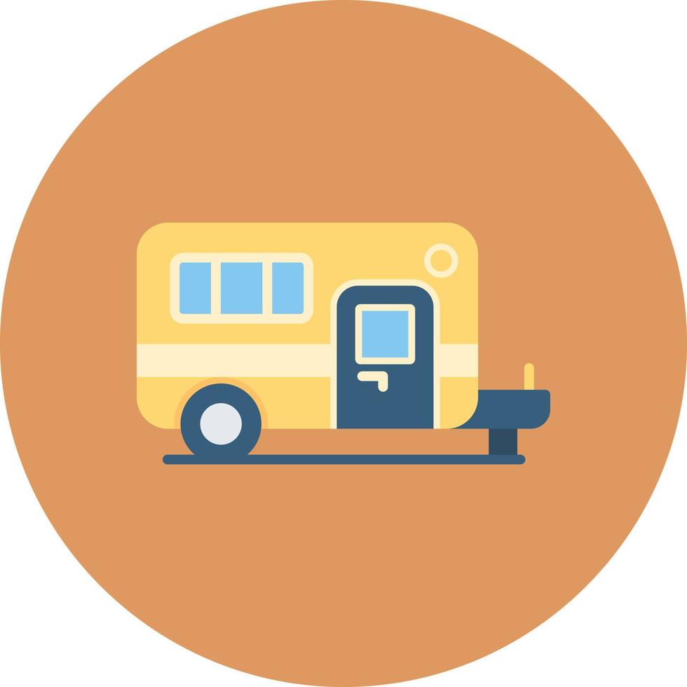 Caravan Creative Icon Design vector