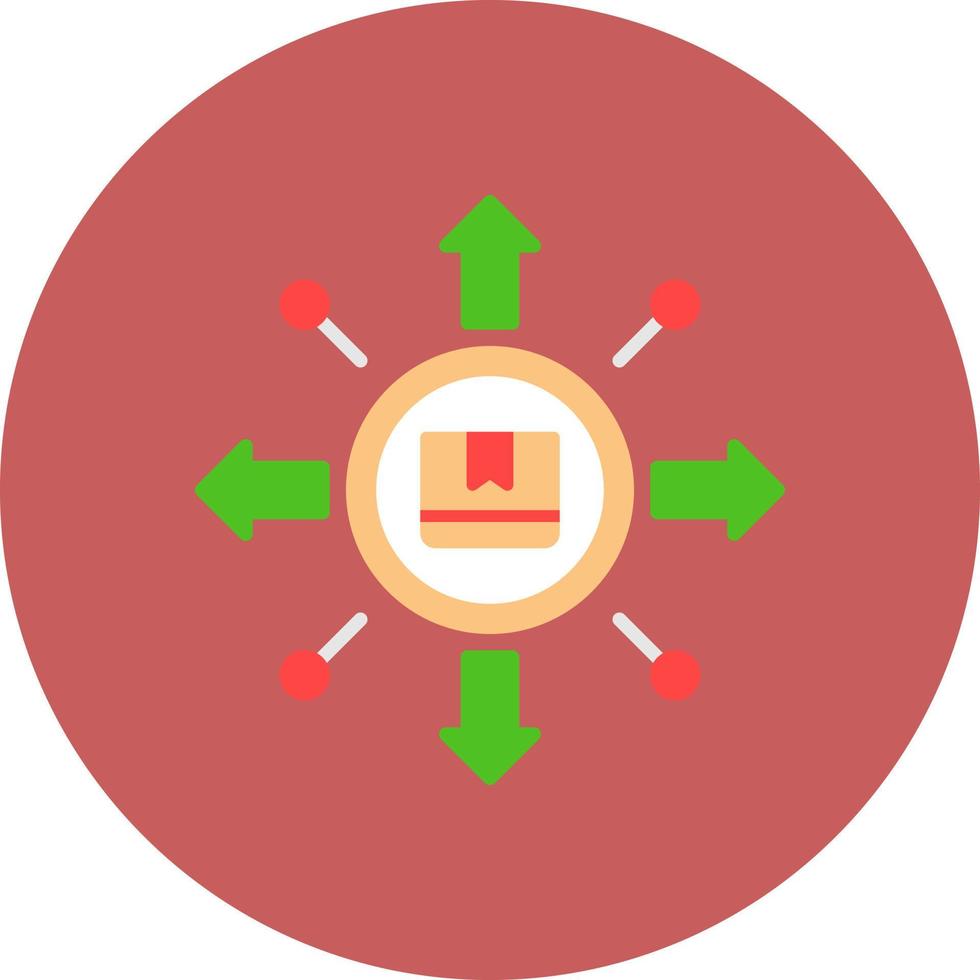 Distribution Creative Icon Design vector