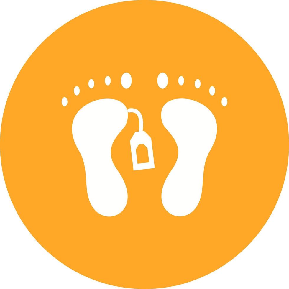 Corpse Glyph Circle Icon vector