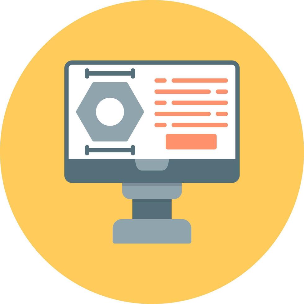 Cad Creative Icon Design vector