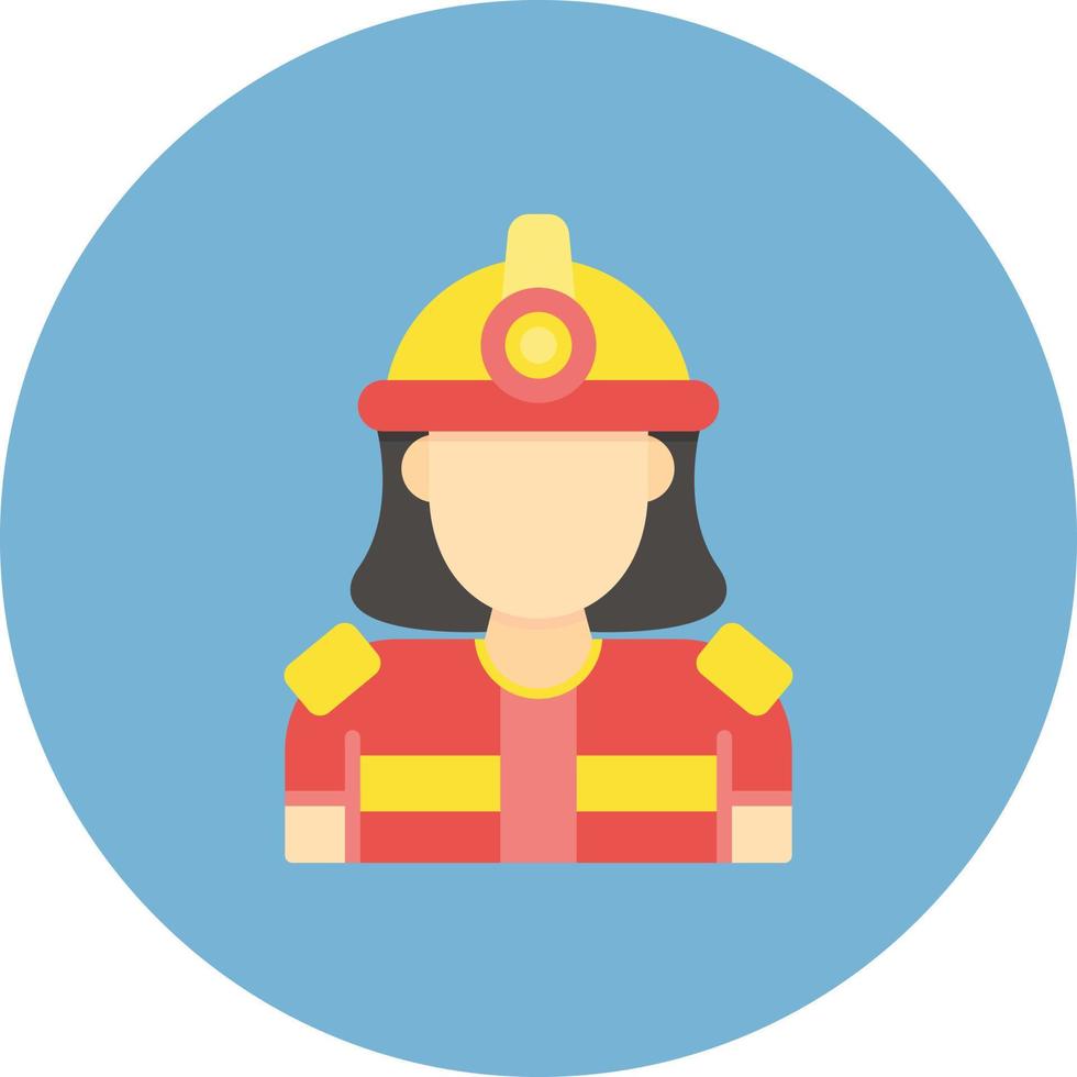 Firefighter Creative Icon Design vector