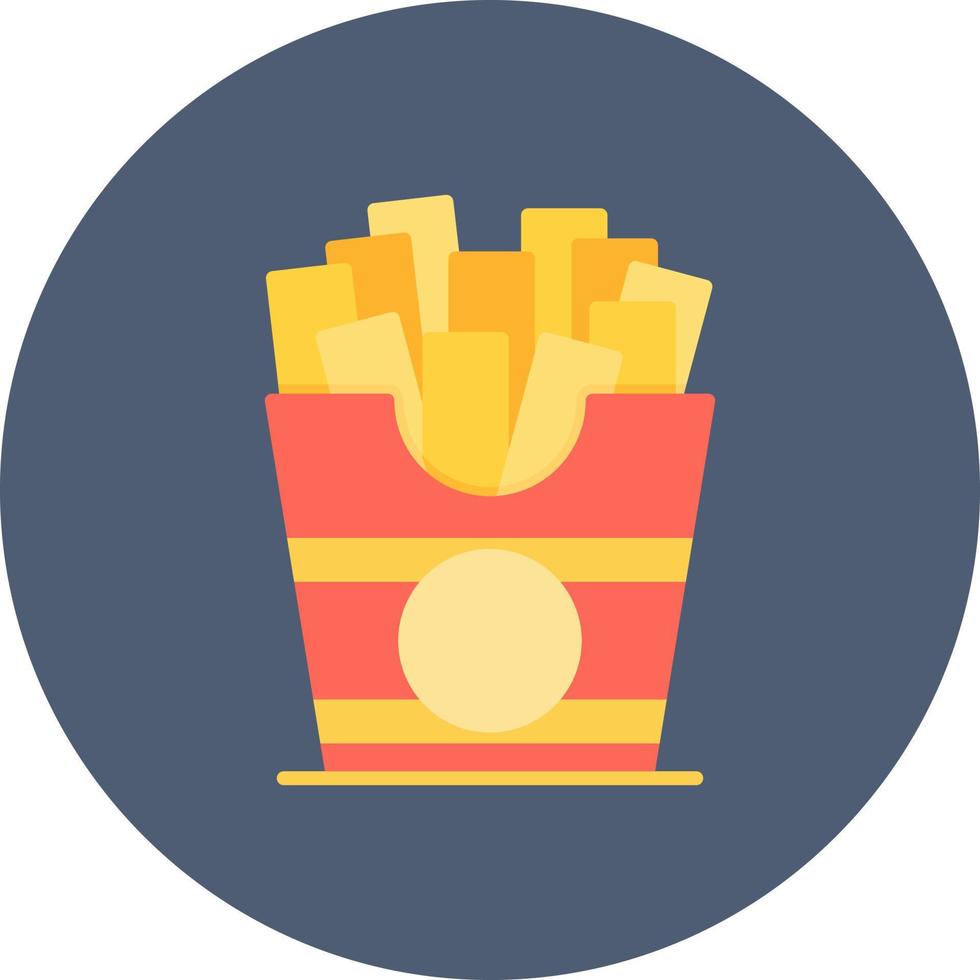 diseño de icono creativo de papas fritas vector