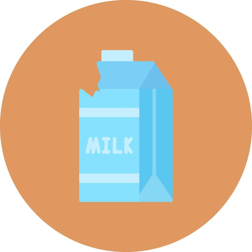 Milk Carton Creative Icon Design vector