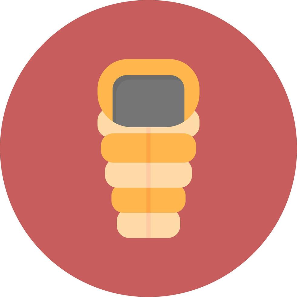 Sleeping Bag Creative Icon Design vector