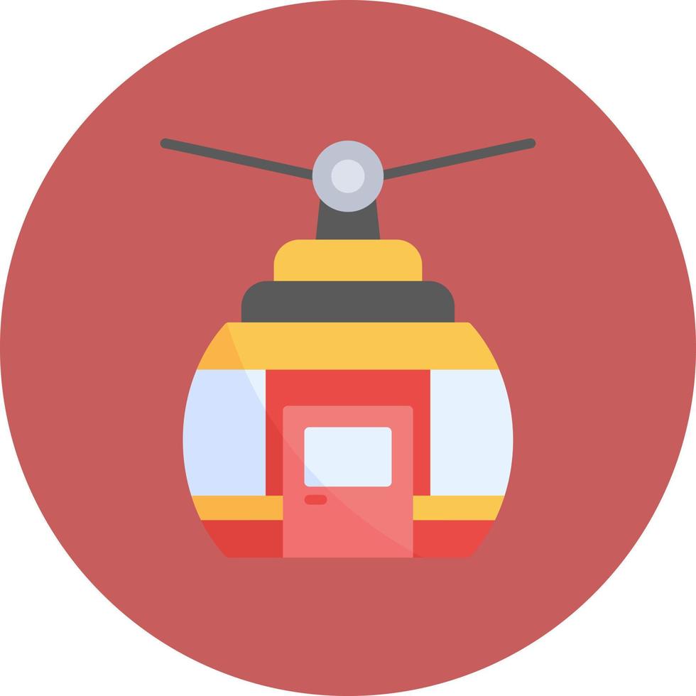 Cable Car Creative Icon Design vector