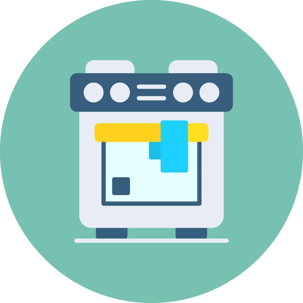 diseño de icono creativo de horno vector