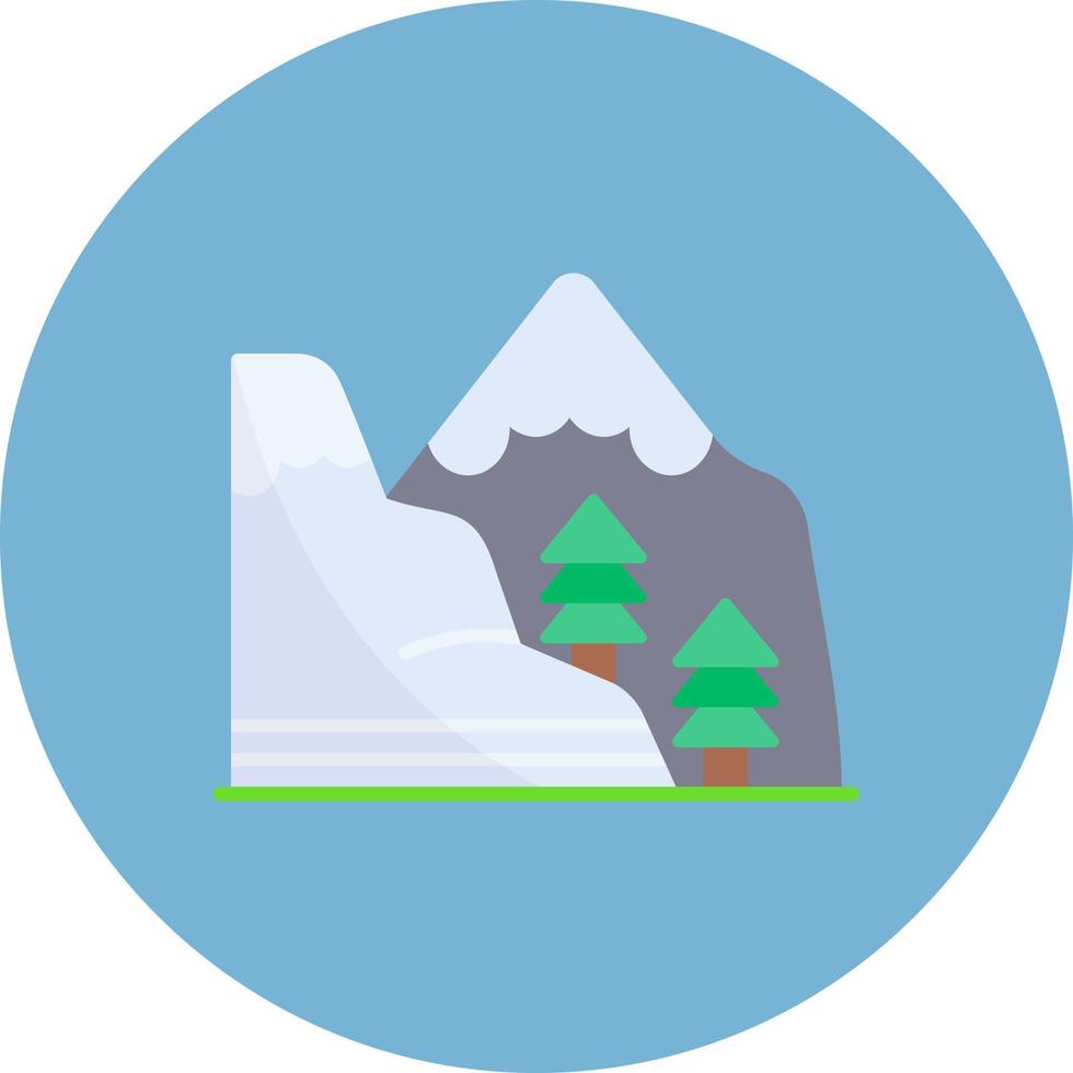 diseño de icono creativo de montaña vector