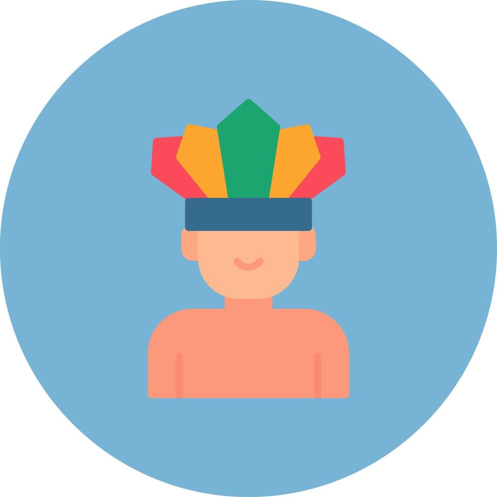 Native Indian Creative Icon Design vector