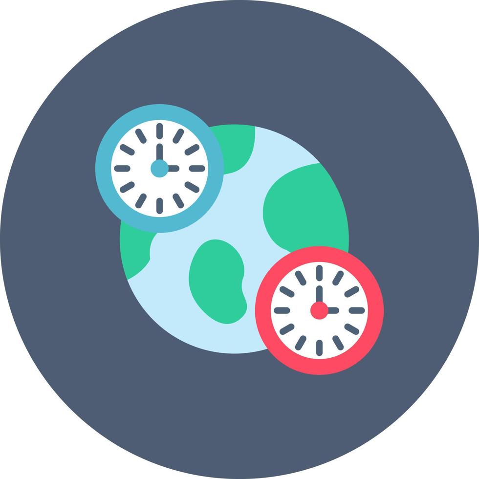 Jet Lag Creative Icon Design vector