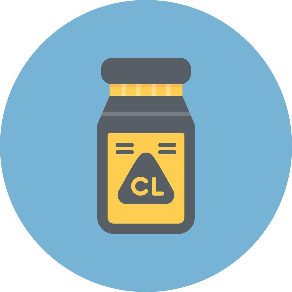 Chlorine Creative Icon Design vector