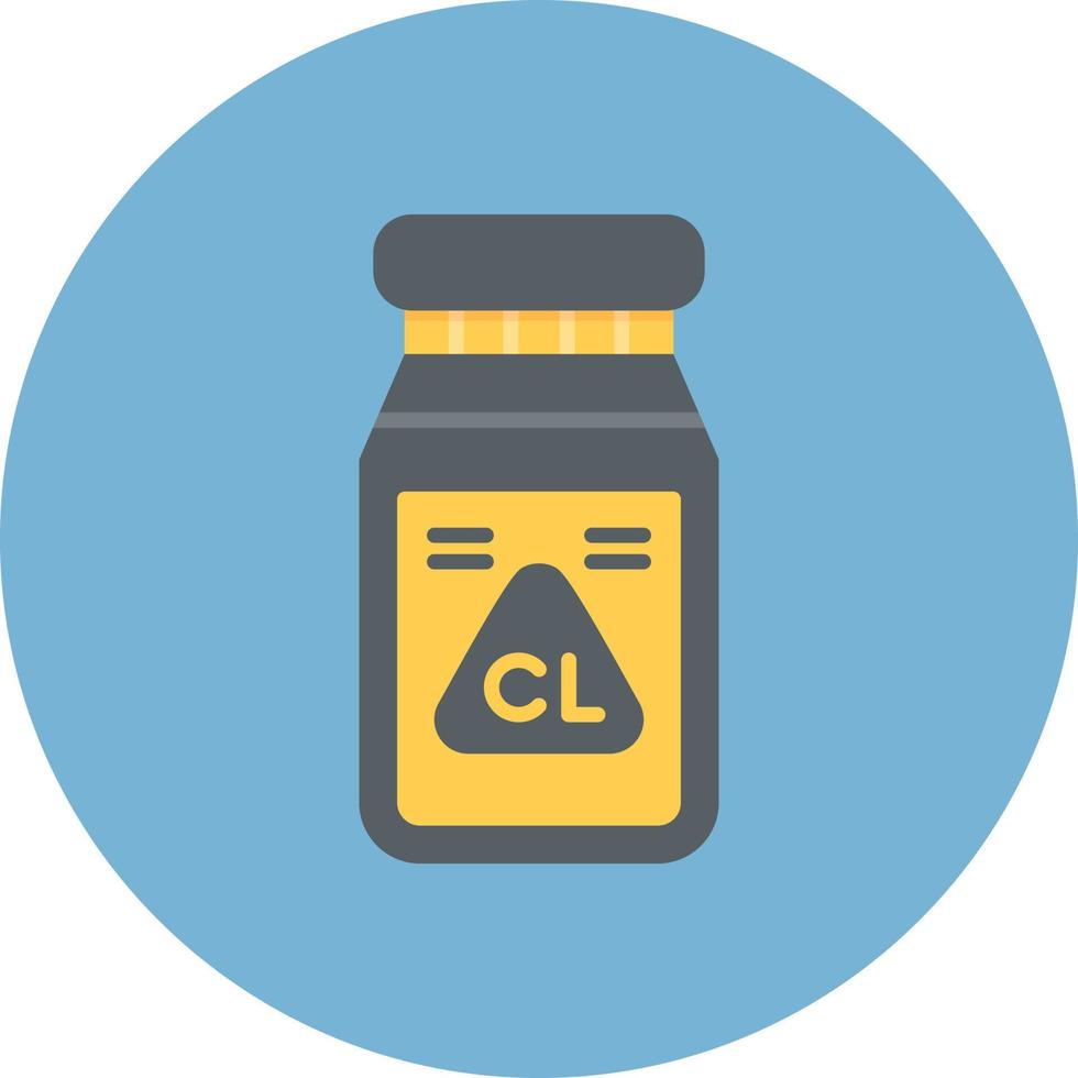 Chlorine Creative Icon Design vector