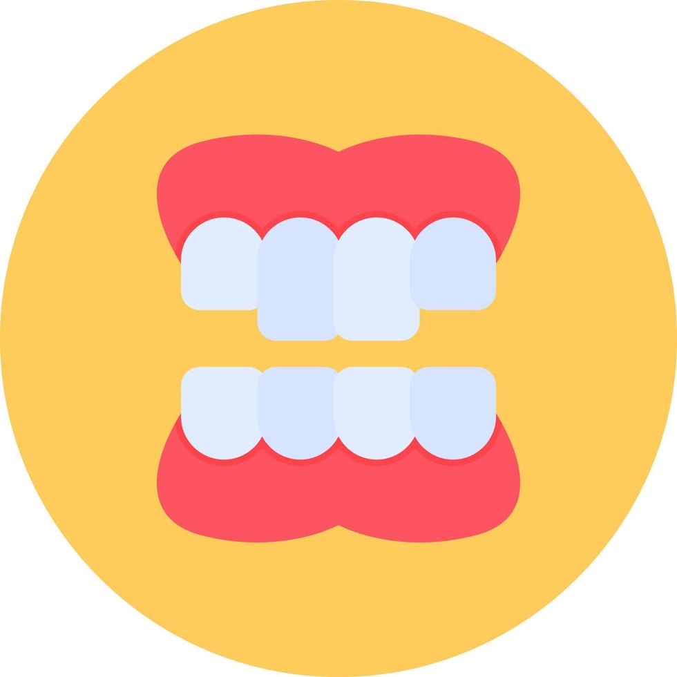 Denture Creative Icon Design vector