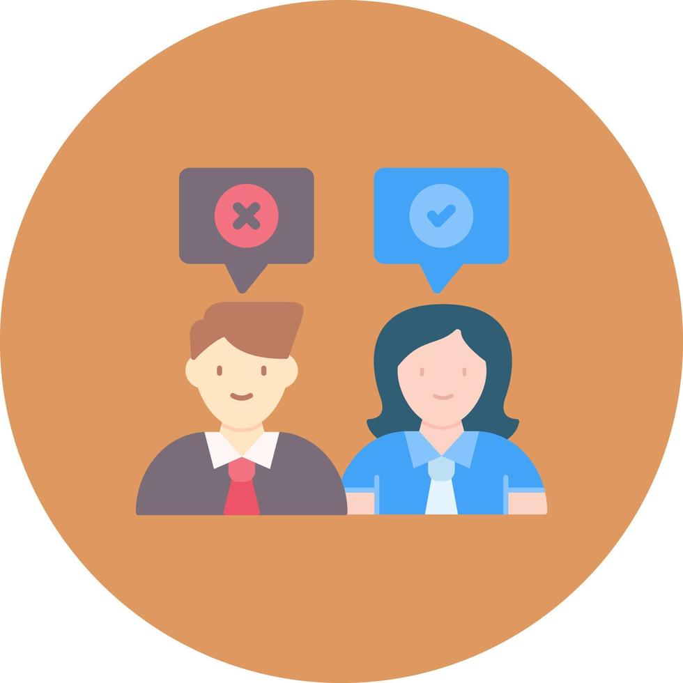 Candidate Creative Icon Design vector