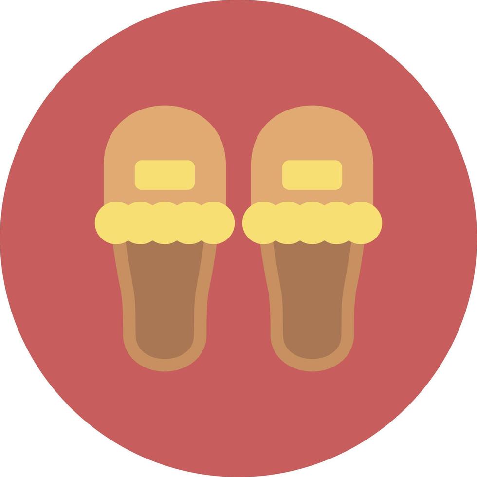 Slippers Creative Icon Design vector