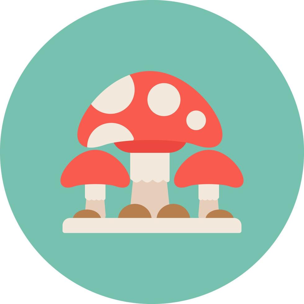 Mushroom Creative Icon Design vector