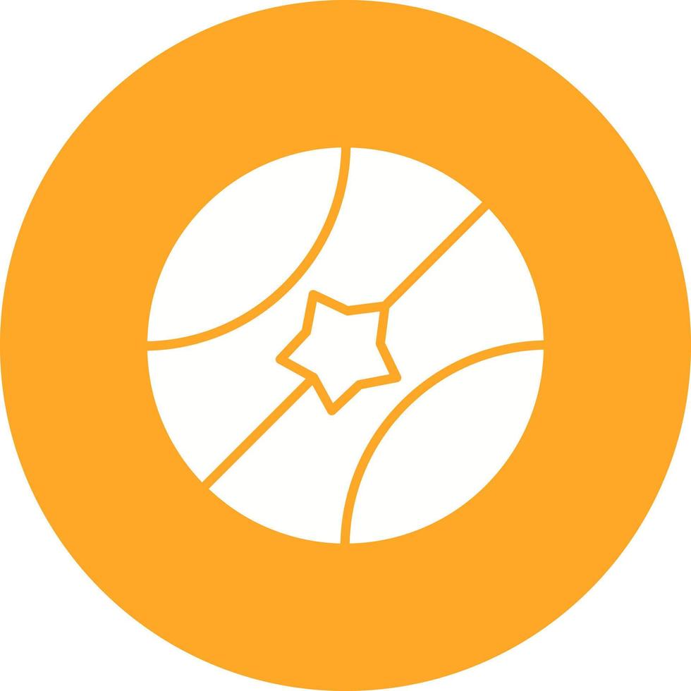 Ball Glyph Circle Icon vector