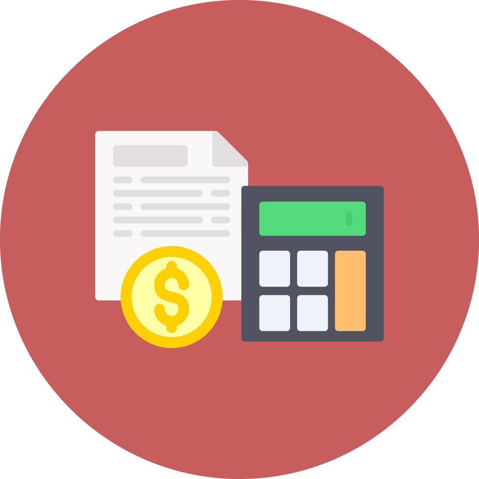 Accountant Creative Icon Design vector