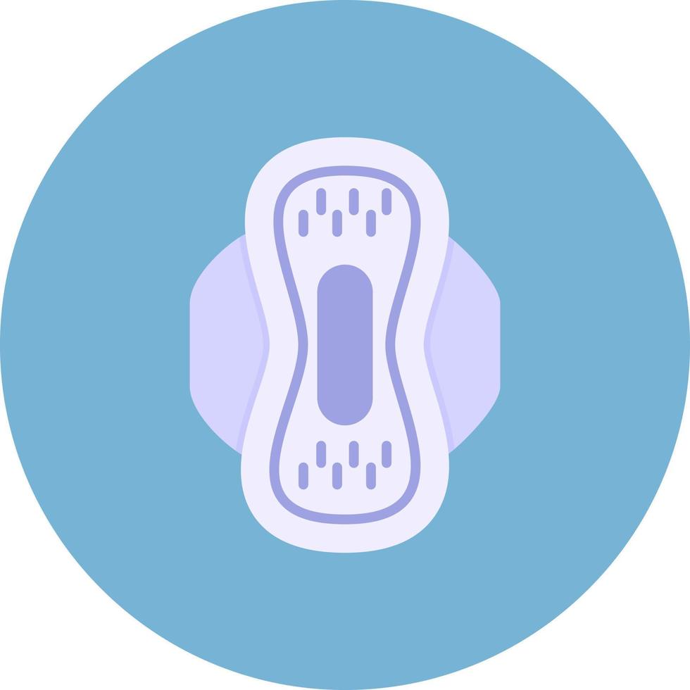 Sanitary Napkin Creative Icon Design vector