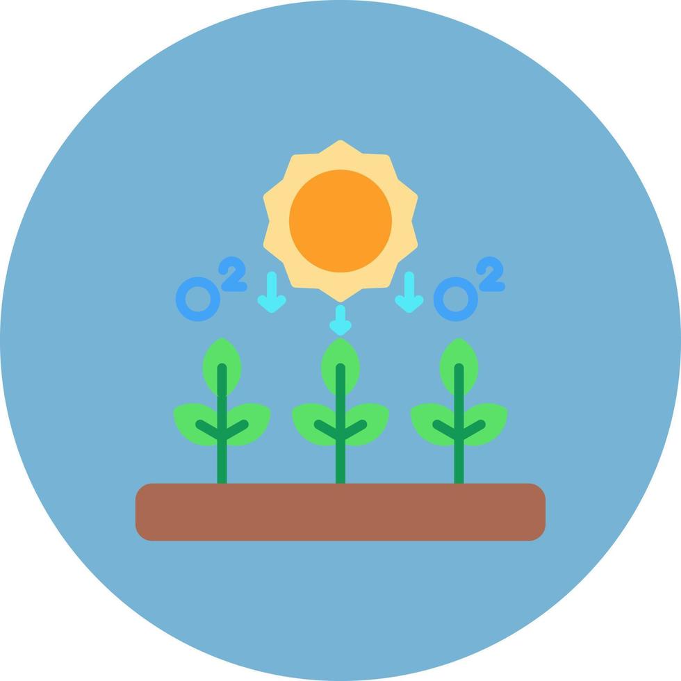 Photosynthesis Creative Icon Design vector