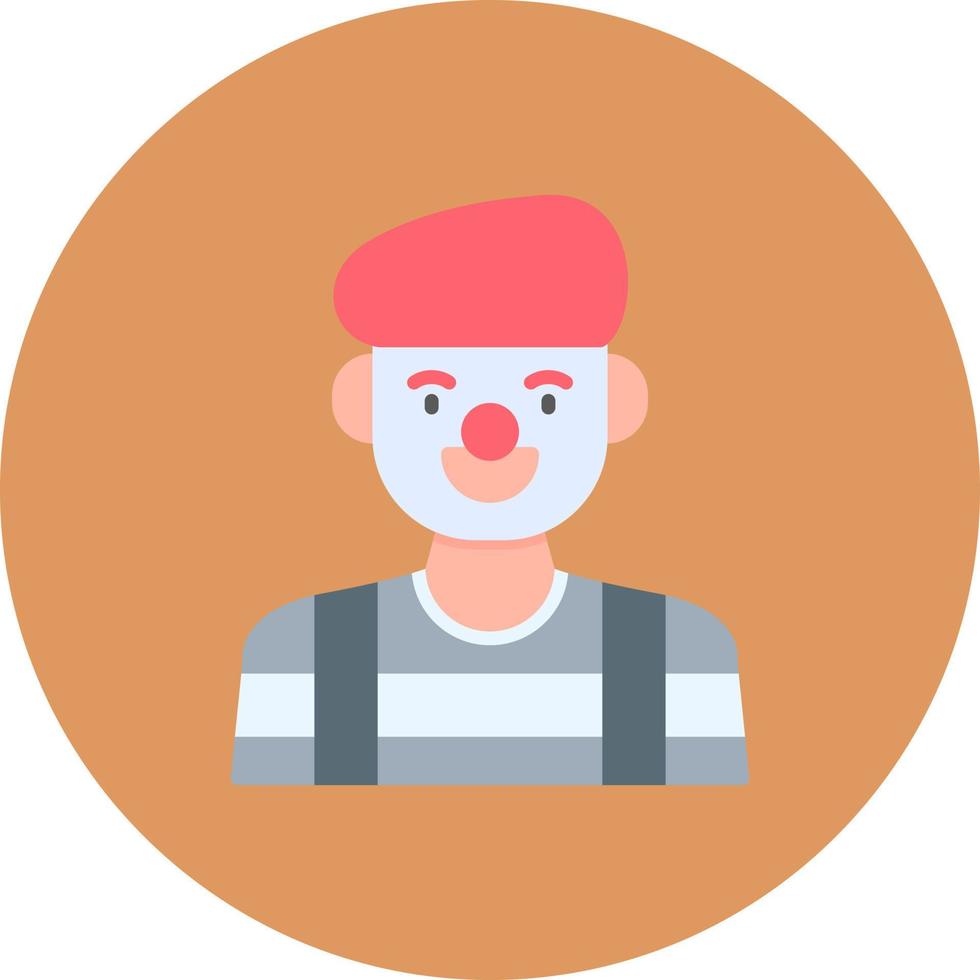 Mime Creative Icon Design vector