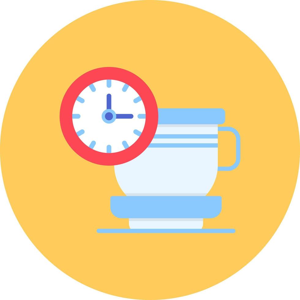 Tea Time Creative Icon Design vector