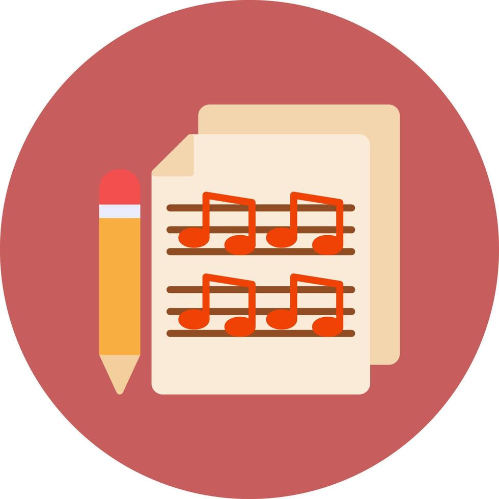 Music Score Creative Icon Design vector