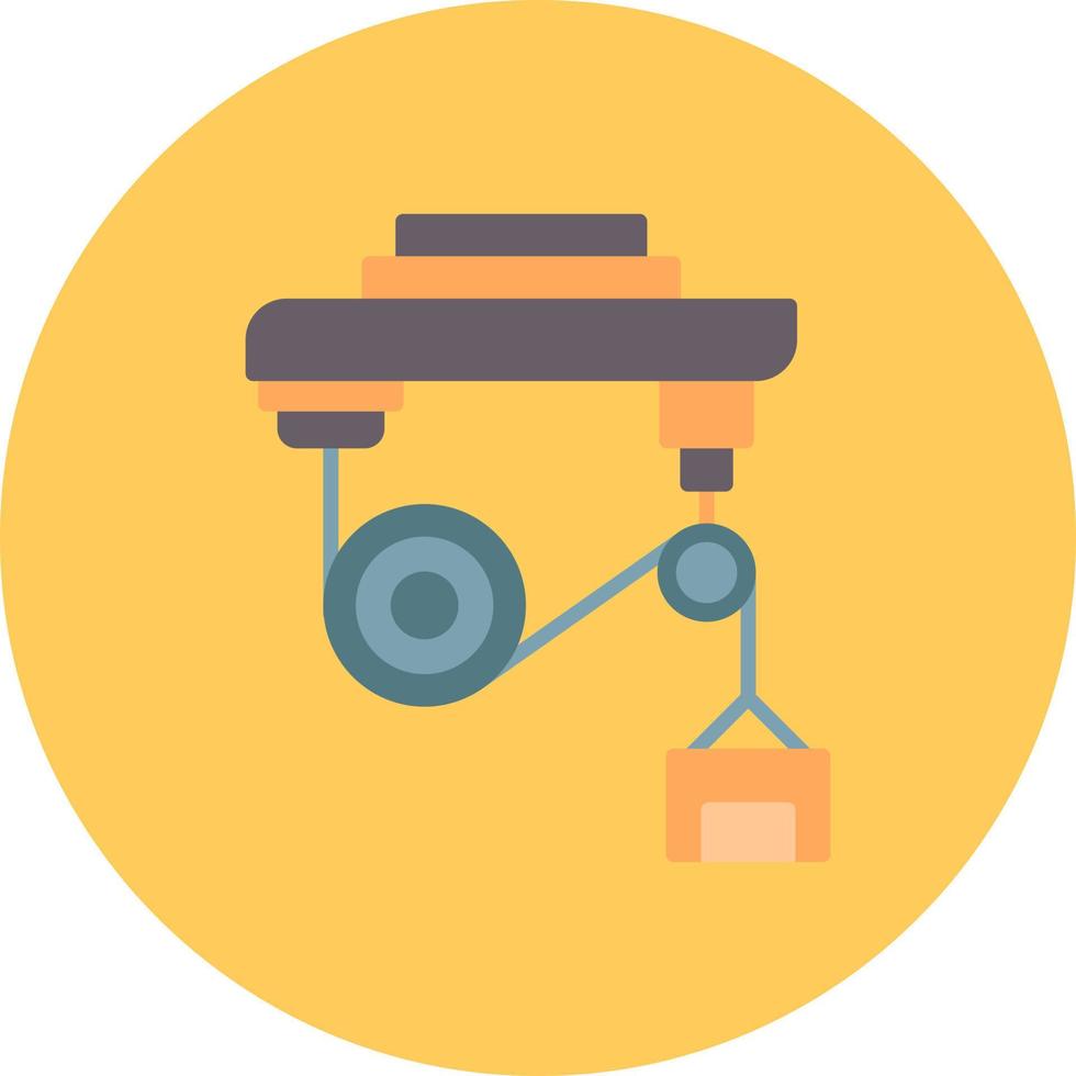 Pulley Creative Icon Design vector