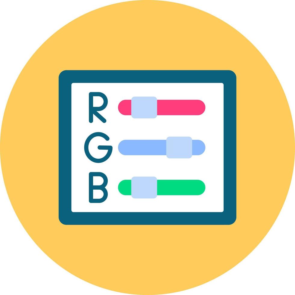 Rgb Creative Icon Design vector