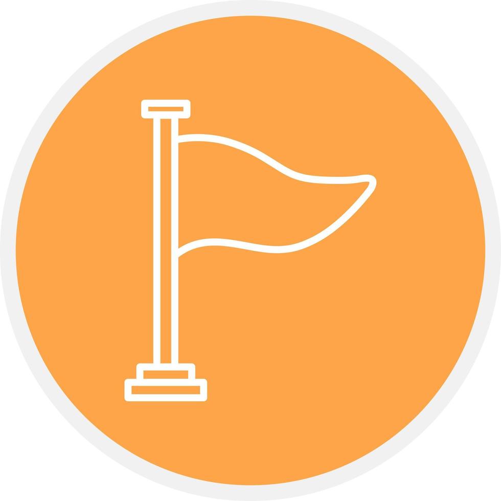 Flag Creative Icon Design vector