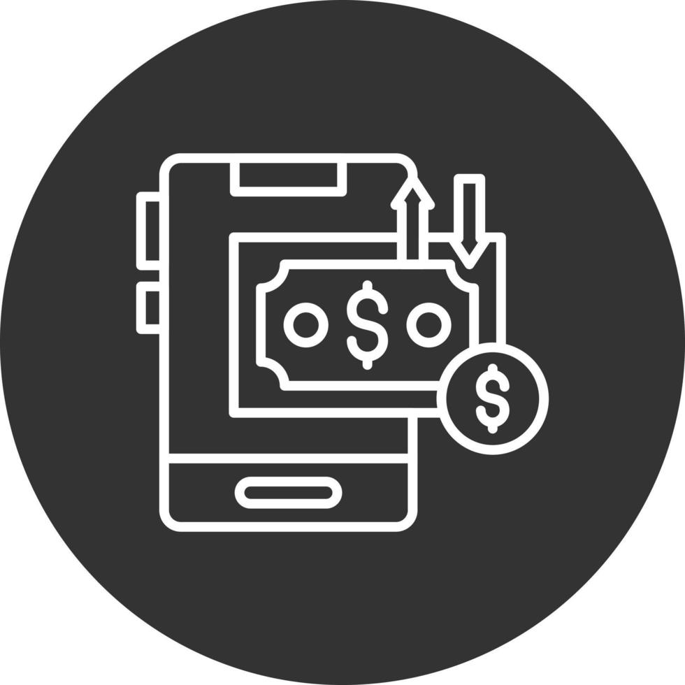 Money Transfer Creative Icon Design vector