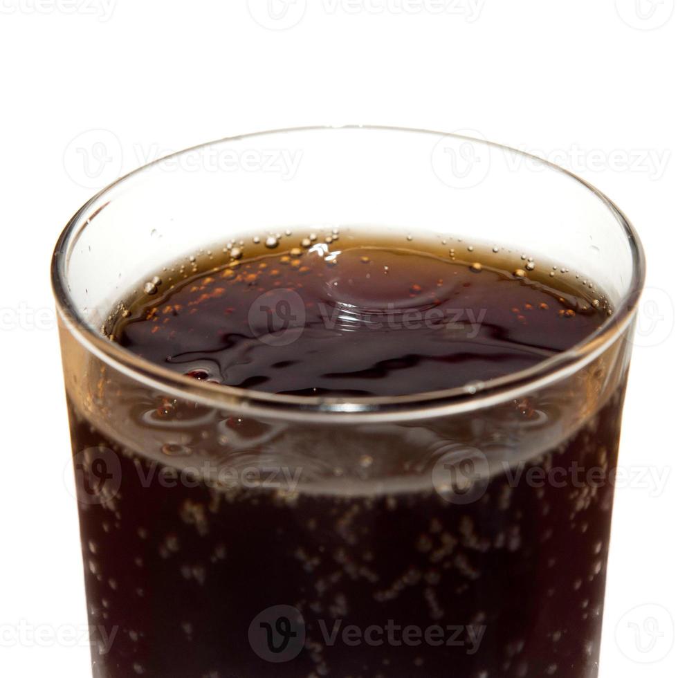 glass of cola drink photo