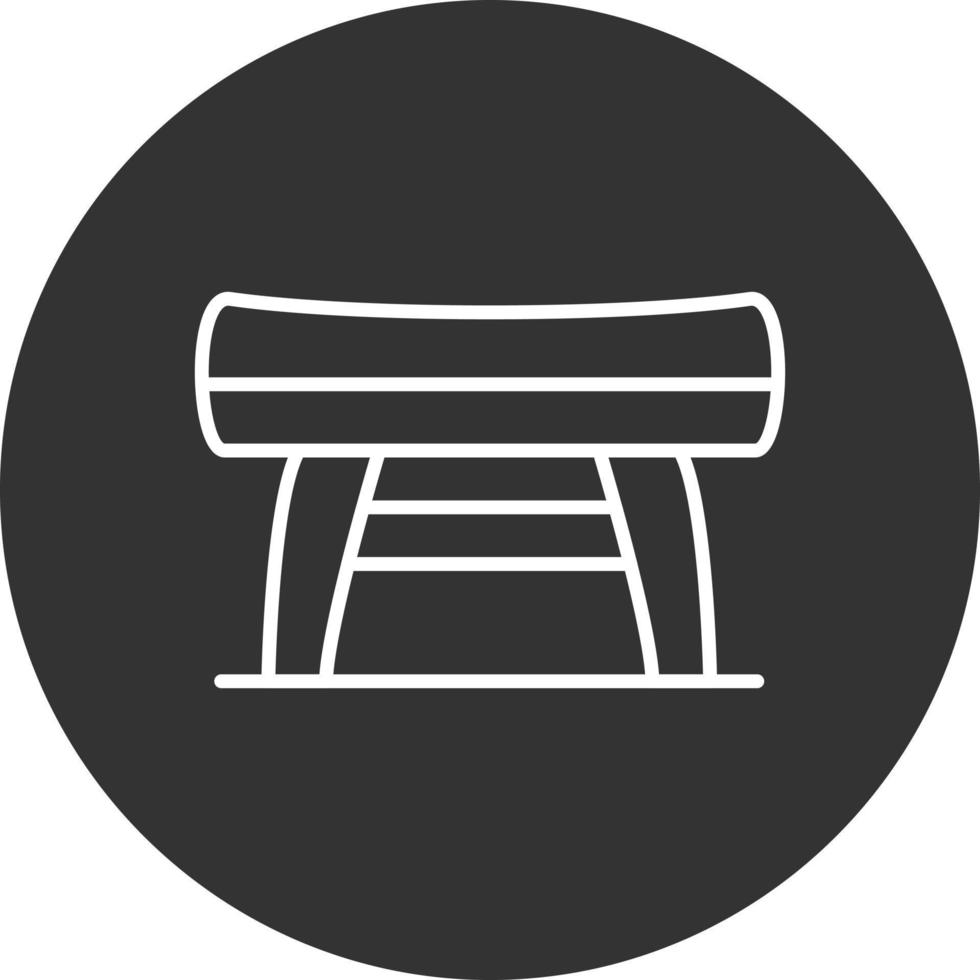 Bench Creative Icon Design vector