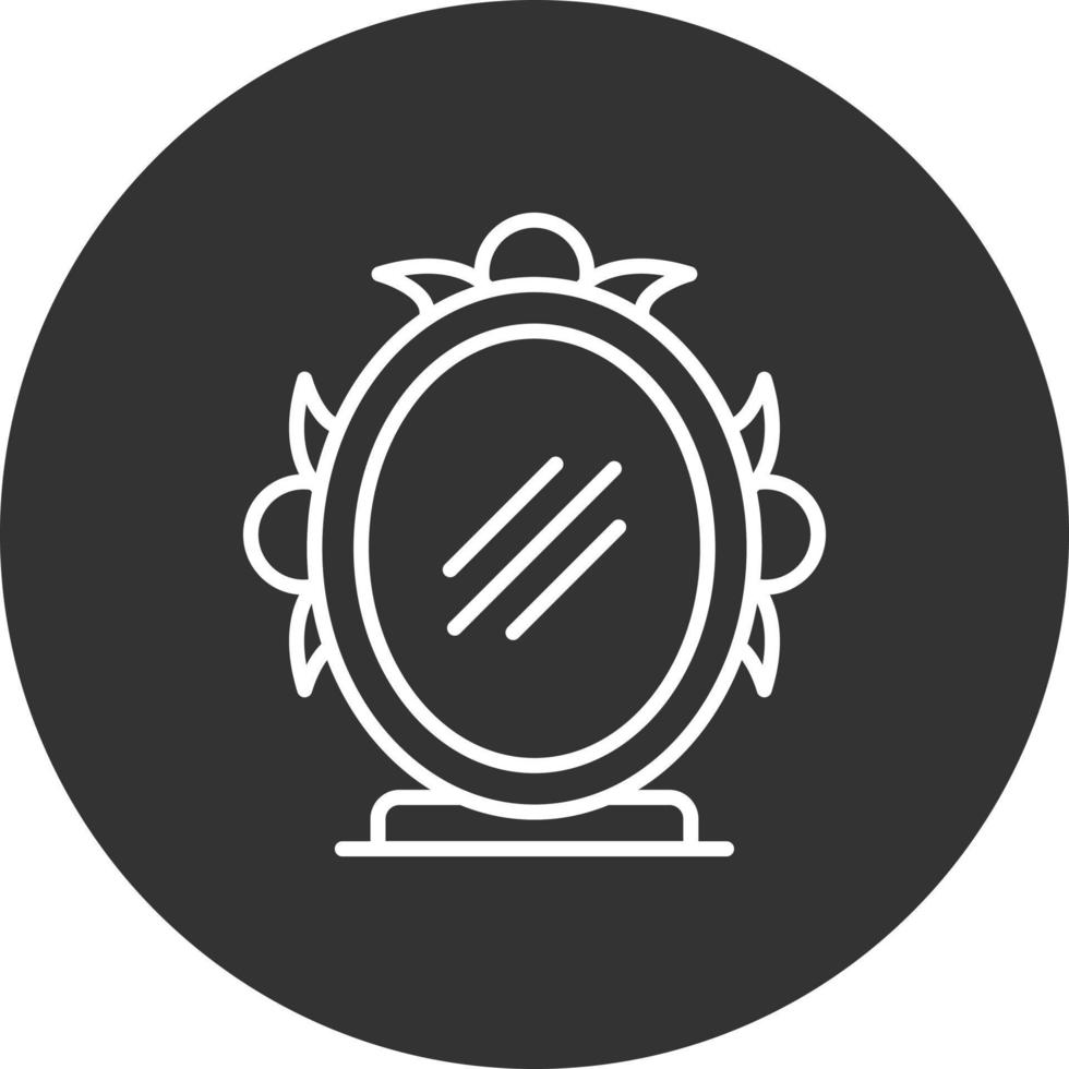 Magic Mirror Creative Icon Design vector