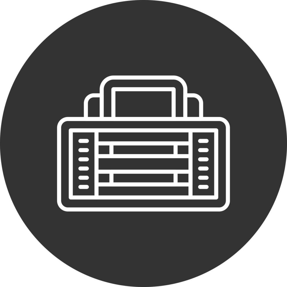 Led Strobe Creative Icon Design vector