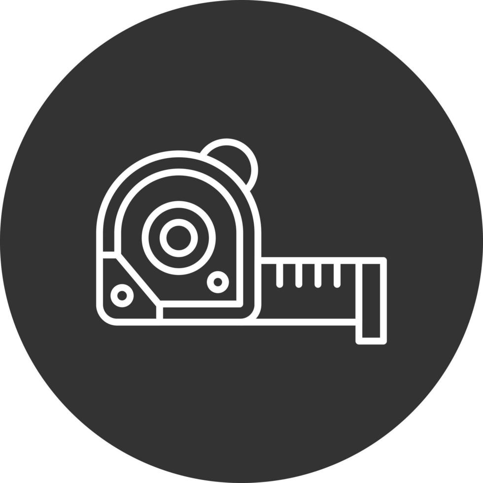 Measure Tape Creative Icon Design vector