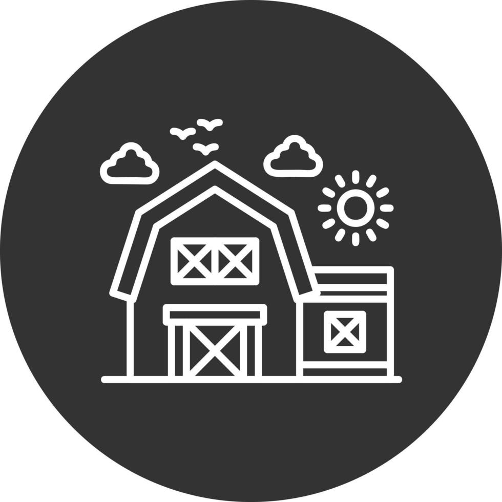 Barn Creative Icon Design vector