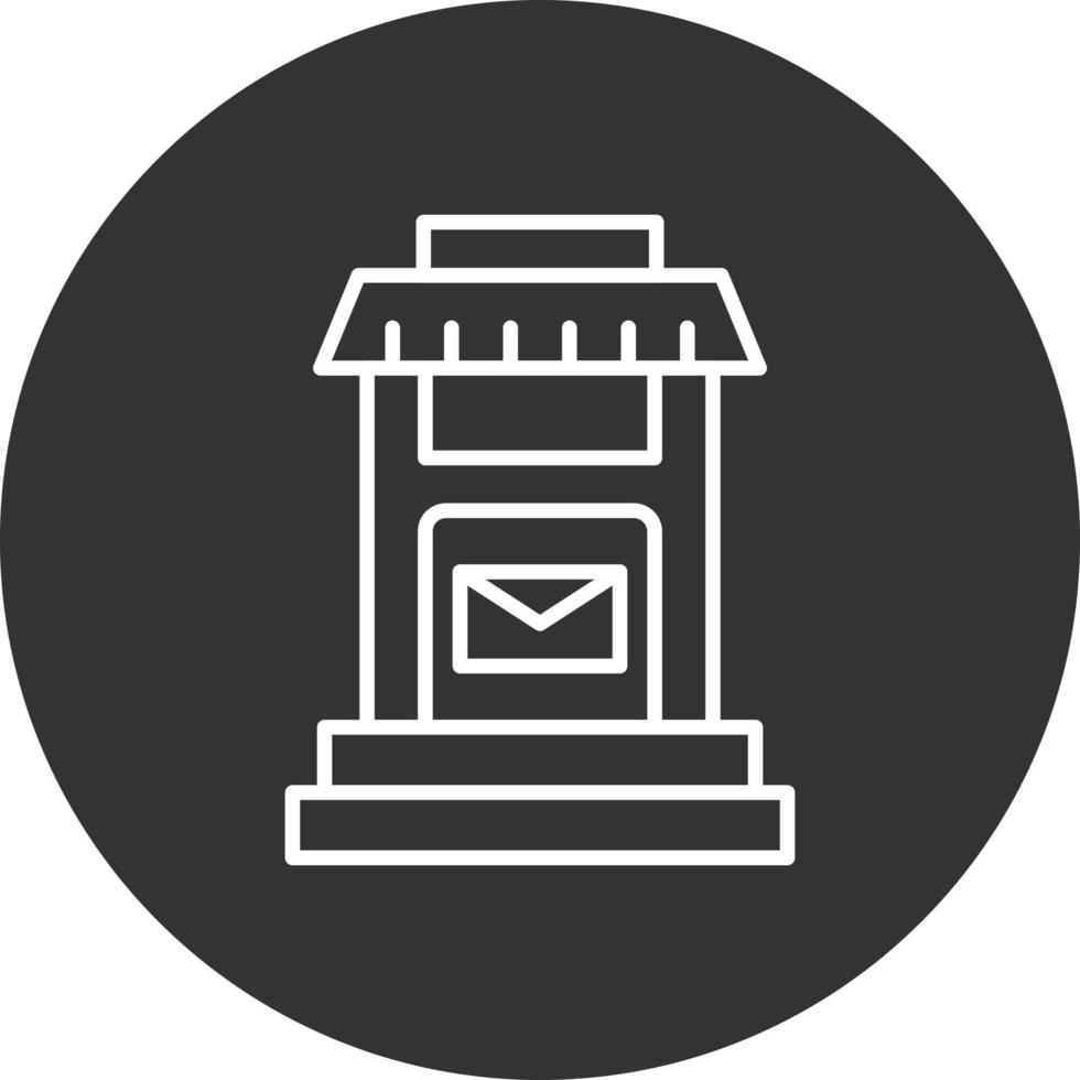 Postbox Creative Icon Design vector