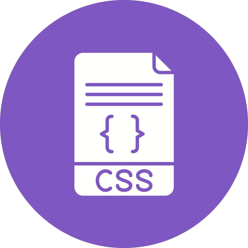 CSS Glyph Circle Icon vector