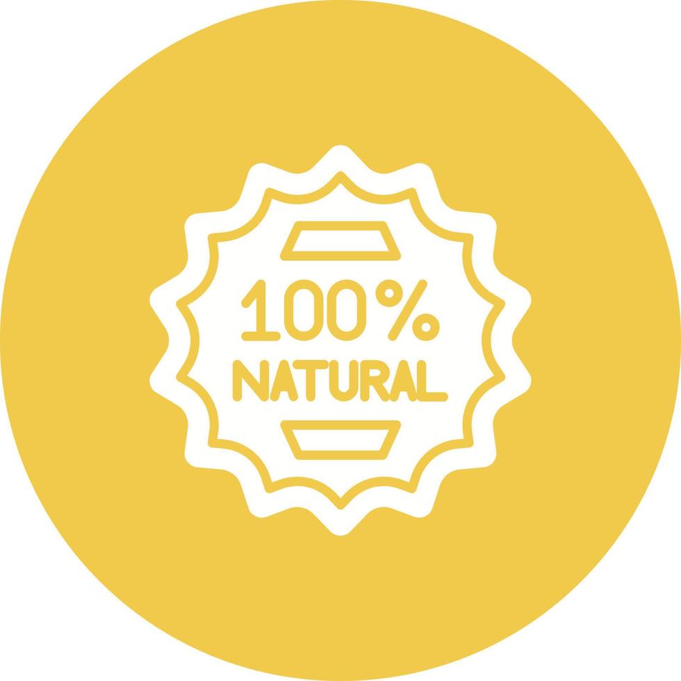 Natural Glyph Circle Icon vector