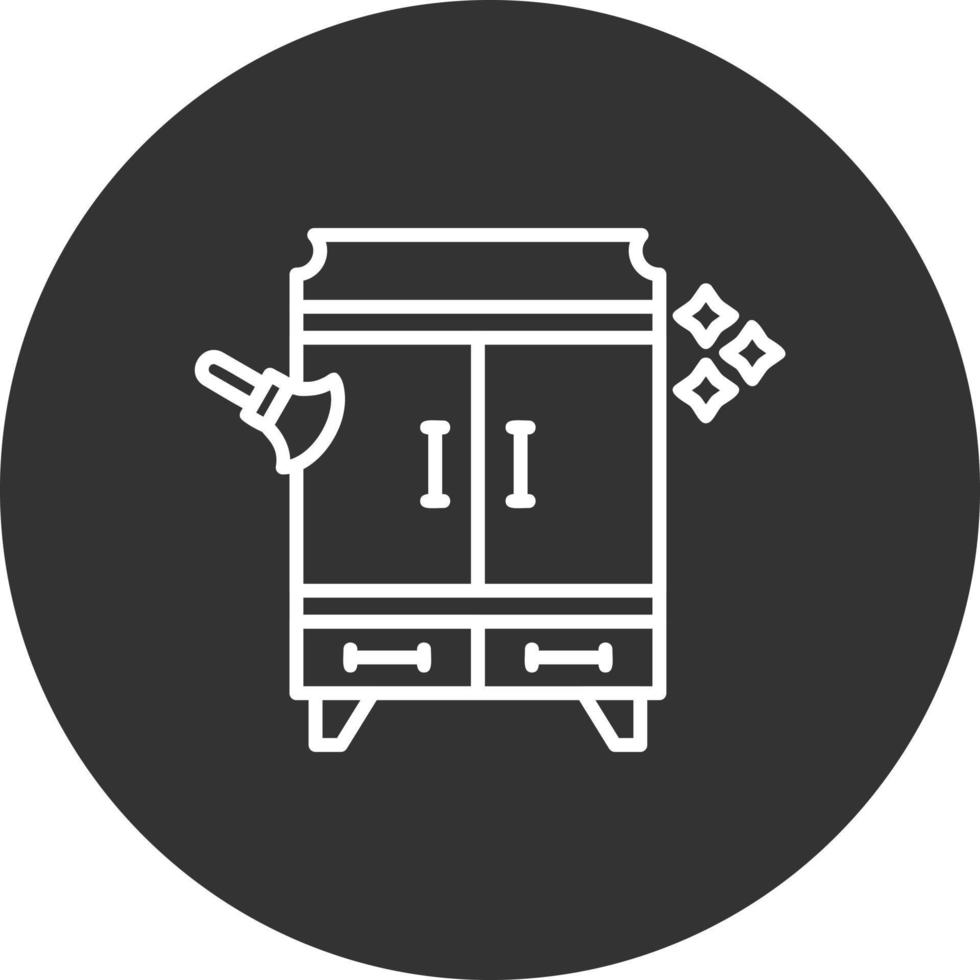 Wardrobe Creative Icon Design vector