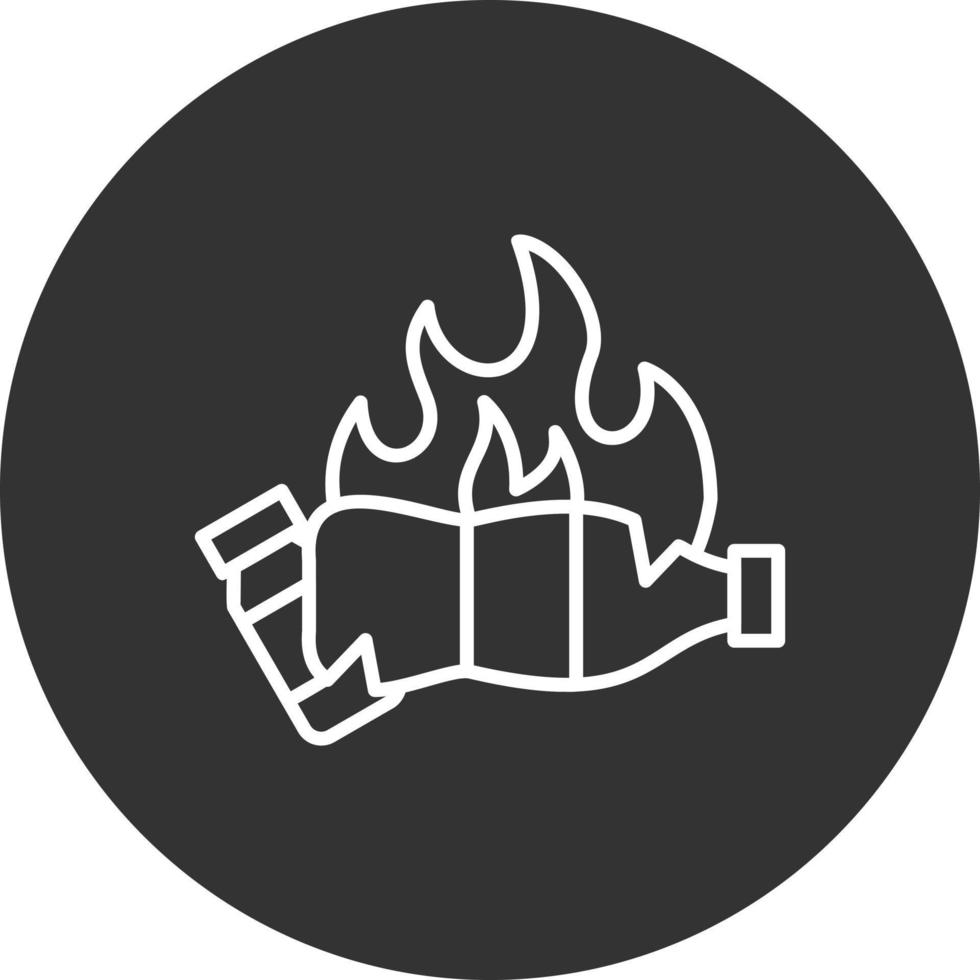 Burn Creative Icon Design vector