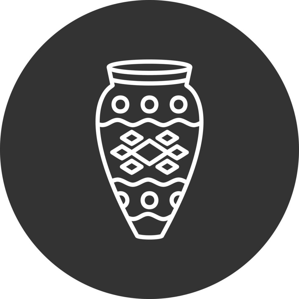 Vase Creative Icon Design vector