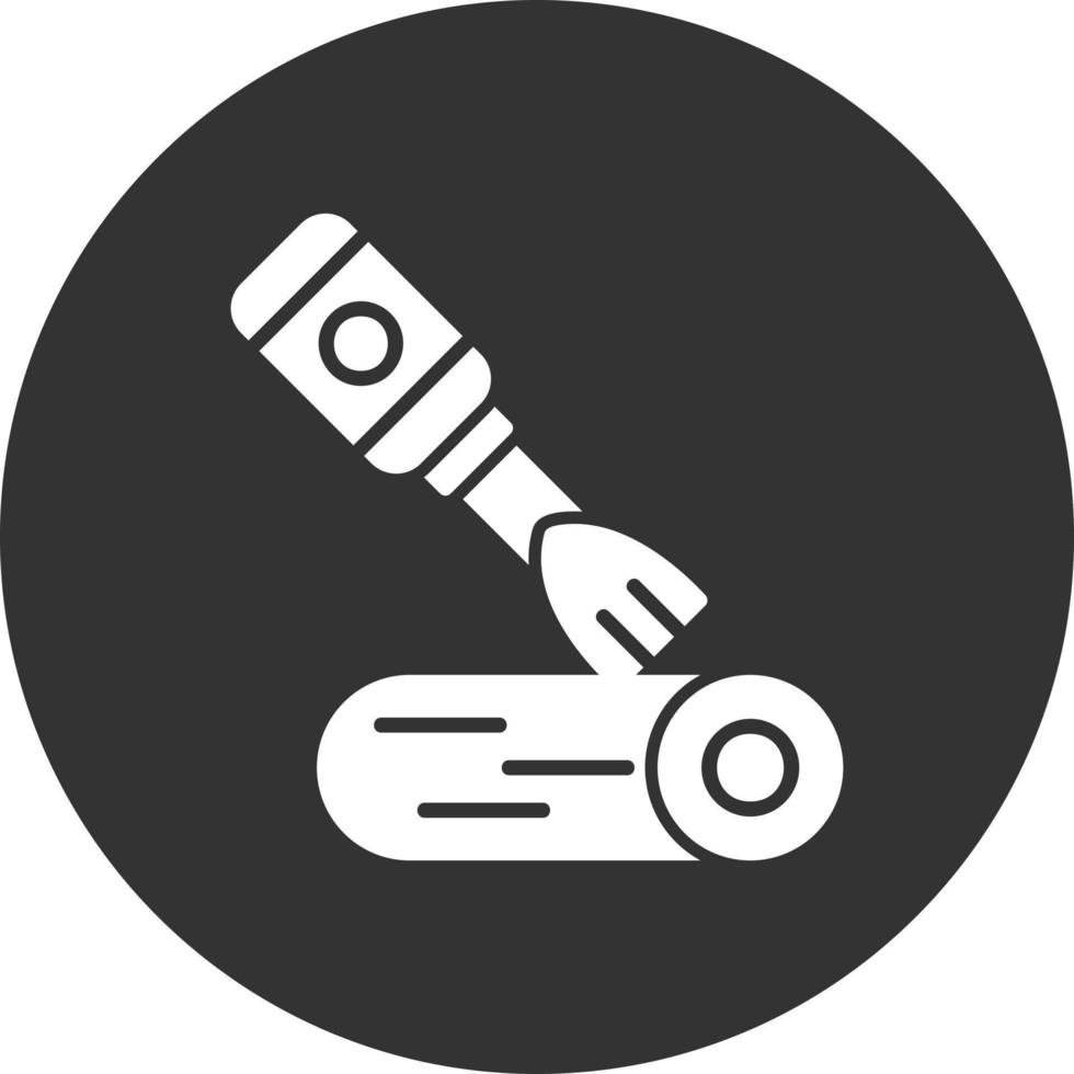 Wood Carvingr Creative Icon Design vector