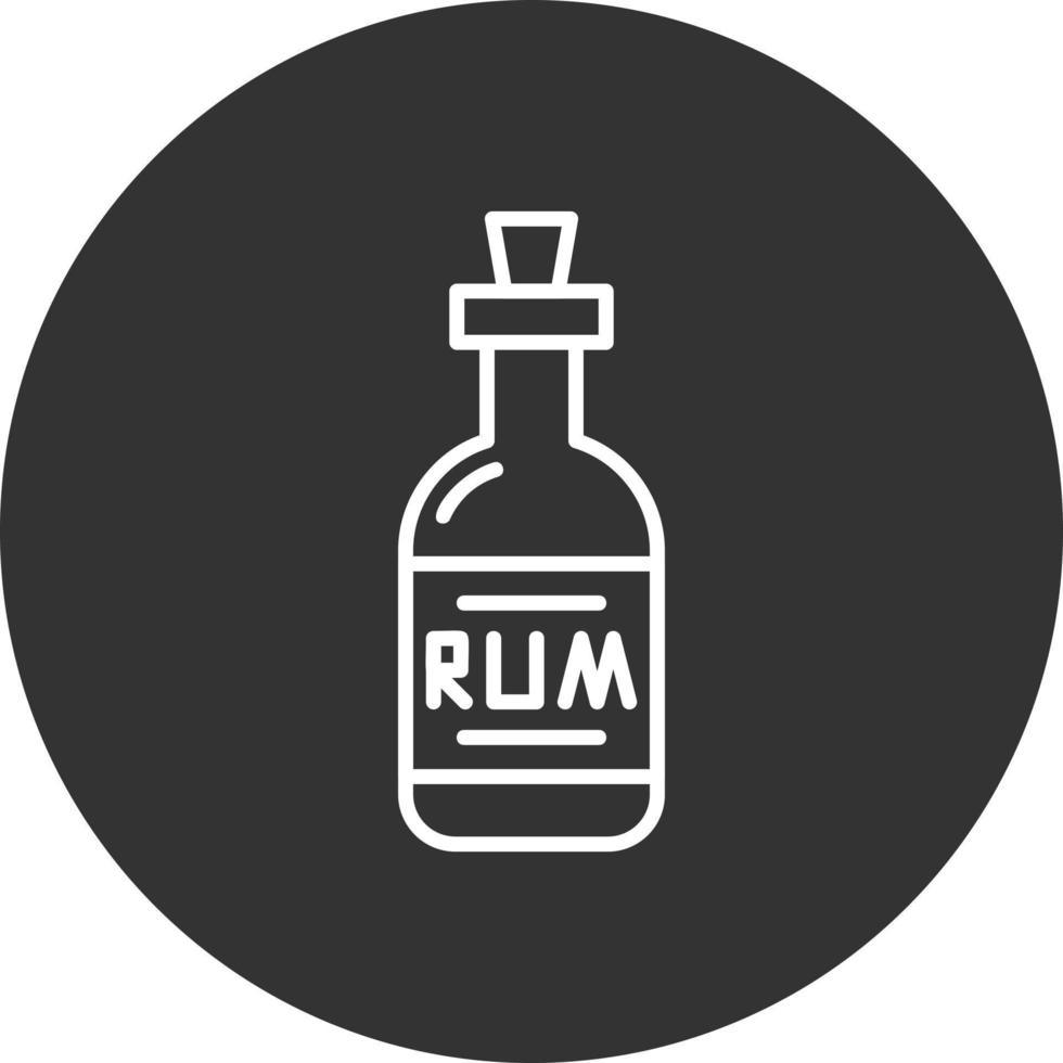 Rum Creative Icon Design vector