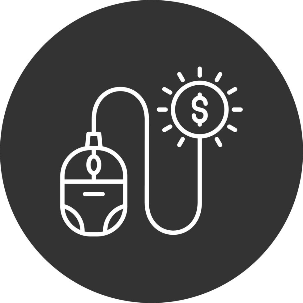 Pay Per Click Creative Icon Design vector