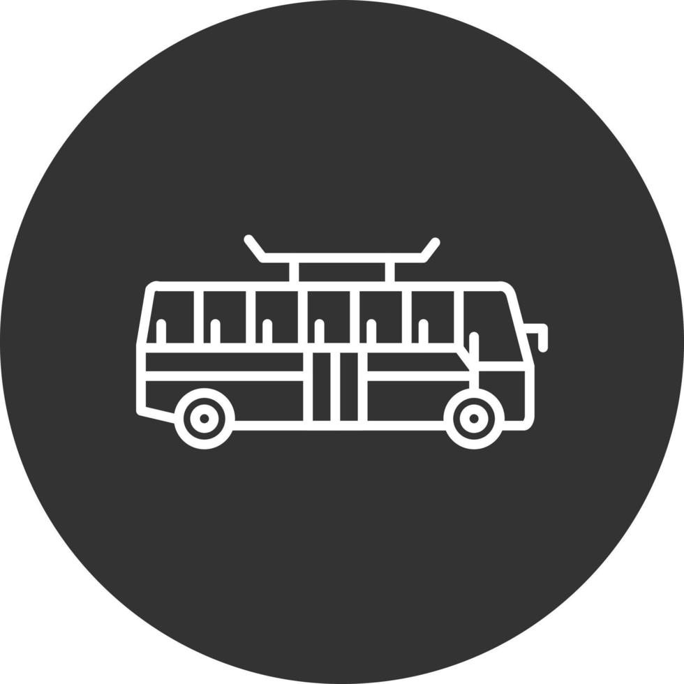 diseño de icono creativo de autobús vector